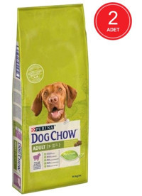 Dog Chow Kuzu Etli-Pirinçli Yetişkin Kuru Köpek Maması 2x14 kg