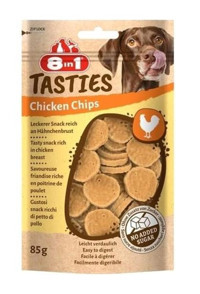 8in1 Tasties Chips Tavuklu Köpek Ödül Maması 85 gr