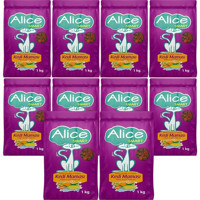 Alice Smart Balıklı-Tavuklu-Sebzeli Yetişkin Kuru Kedi Maması 10x1 kg