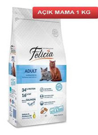Felicia Somonlu Yetişkin Kuru Kedi Maması 1 kg