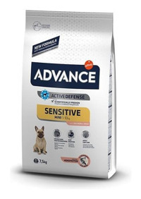 Advance Mini Sensitive Somonlu Yetişkin Kuru Köpek Maması 7.5 kg