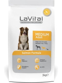 La Vital Medium Kuzu Etli Yetişkin Kuru Köpek Maması 3 kg