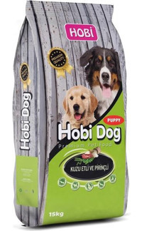 Hobi Kuzu Etli Yavru Kuru Köpek Maması 15 kg