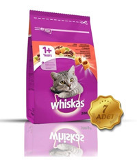Whiskas Biftekli Yetişkin Kuru Kedi Maması 7x300 gr
