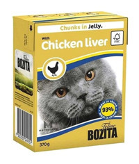 Bozita Ciğerli-Tavuklu Yetişkin Kuru Kedi Maması 370 gr