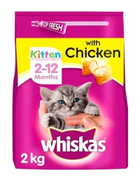 Whiskas Tavuklu Yavru Kuru Kedi Maması 3x2 kg