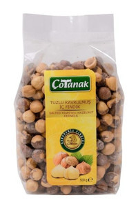 Çotanak Tuzlu Kavrulmuş İç Fındık 500 gr