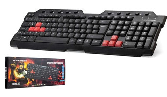 Hadron HR833 Q Mecha-Membrane Switch Kablolu Siyah Klavye