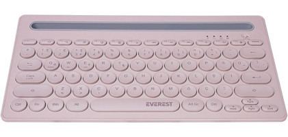 Everest KB-BT84 Q Kablosuz Pembe Klavye
