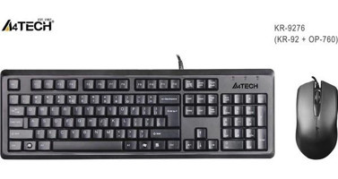 A4tech KR-9276 Q Siyah Klavye
