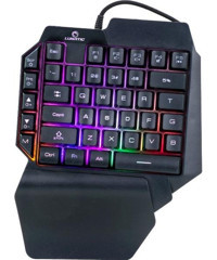 Lunatic KB-L24 RGB Mecha-Membrane Switch Kablolu Siyah Mekanik Hisli Gaming Klavye