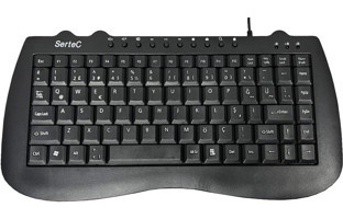 Sertec STC-920A Q Mecha-Membrane Switch Kablolu Siyah Klavye