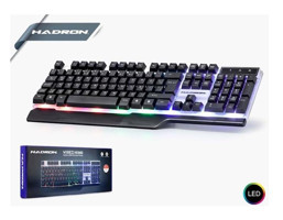 Hadron HD860 RGB Mecha-Membrane Switch Kablolu Siyah Gaming Klavye