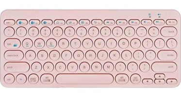 Daytona K380 Türkçe Q Mecha-Membrane Switch Kablosuz Pembe Klavye