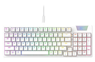 Havit Gamenote KB885L RGB Red Switch Kablolu Beyaz Mekanik Gaming Klavye