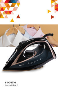 GoldStar ST7601G 2400 W Seramik Tabanlı Buharlı Ütü Gold