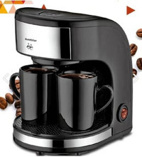 Goldstar ST7314 0.3 L Hazne Kapasiteli 2 Fincan 450 W Siyah Filtre Kahve Makinesi