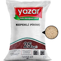Yazar Kepekli Pirinç 25 kg
