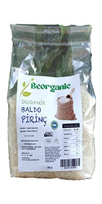 Beorganic Organik Baldo Pirinç 800 gr