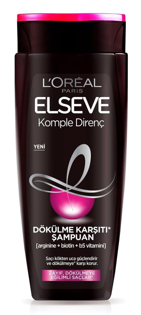 L'Oréal Paris Elseve Komple Direnç Zayıf Saçlar İçin Dökülme Karşıtı Şampuan 450 ml