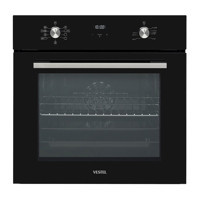 Vestel AF-7684 YS 66 lt Ankastre Fırın Siyah