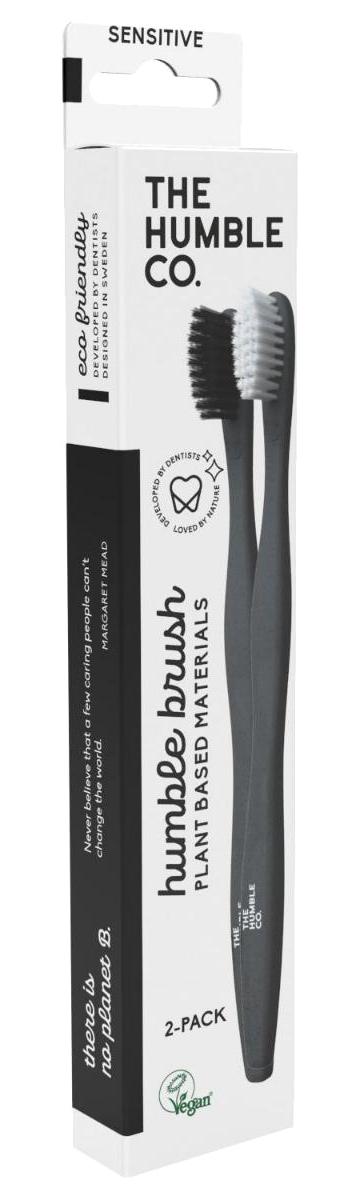 Humble Brush Adult Plant Based Materials Diş Fırçası Siyah 2'li