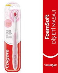 Colgate Foamsoft Yumuşak Diş Eti Masajı Diş Fırçası Pembe