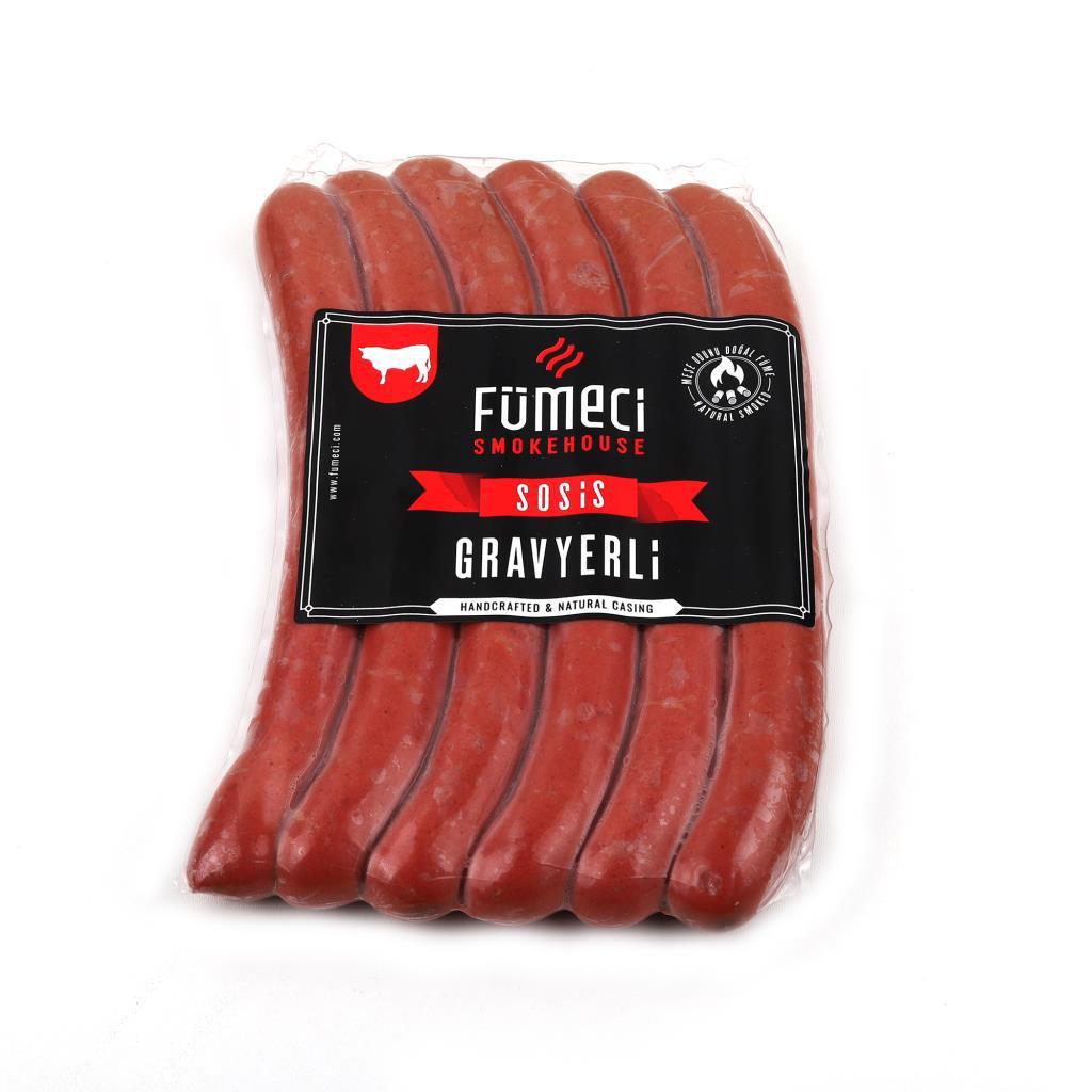Fümeci Smokehouse Gravyerli Dana Uzun Sosis 400 gr