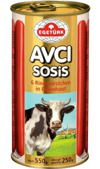 Egetürk Avcı Dana Uzun Sosis 250 gr