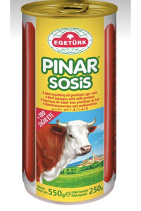 Egetürk Pınar Dana Uzun Sosis 550 gr