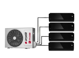 Arçelik Mirror 24000 Btu 1 Dış + 4 İç Ünite 9+9+9+12 Multi İnverter Duvar Tipi Klima
