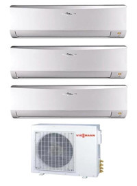 Viessmann Vitoclima Multi O4F3100M2 36000 Btu 1 Dış + 3 İç Ünite 9+18+24 Duvar Tipi Klima