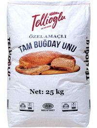 Tellioğlu Tam Buğday Unu 25 kg