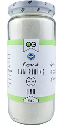 OG Organik Tam Pirinç Unu 300 gr