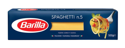 Barilla No 5 Spagetti Makarna 16x500 gr