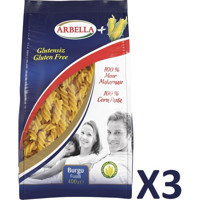 Arbella Plus Glutensiz Burgu Makarna 3x400 gr