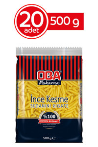 Oba İnce Kesme Makarna 20x500 gr