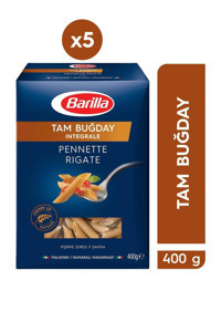 Barilla Tam Buğday Integrale Pennette Rigate Makarna 5x400 gr