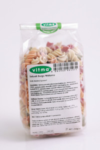 Vitma Sebzeli Burgu Makarna 250 gr