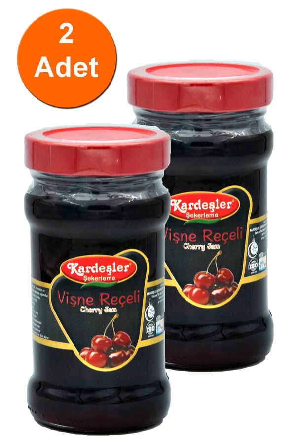 Kardeşler Cam Kavanoz Vişne Reçeli 2x380 gr