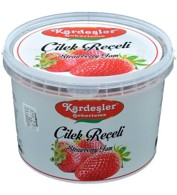 Kardeşler Şekerleme Kova Çilek Reçeli 3.5 kg