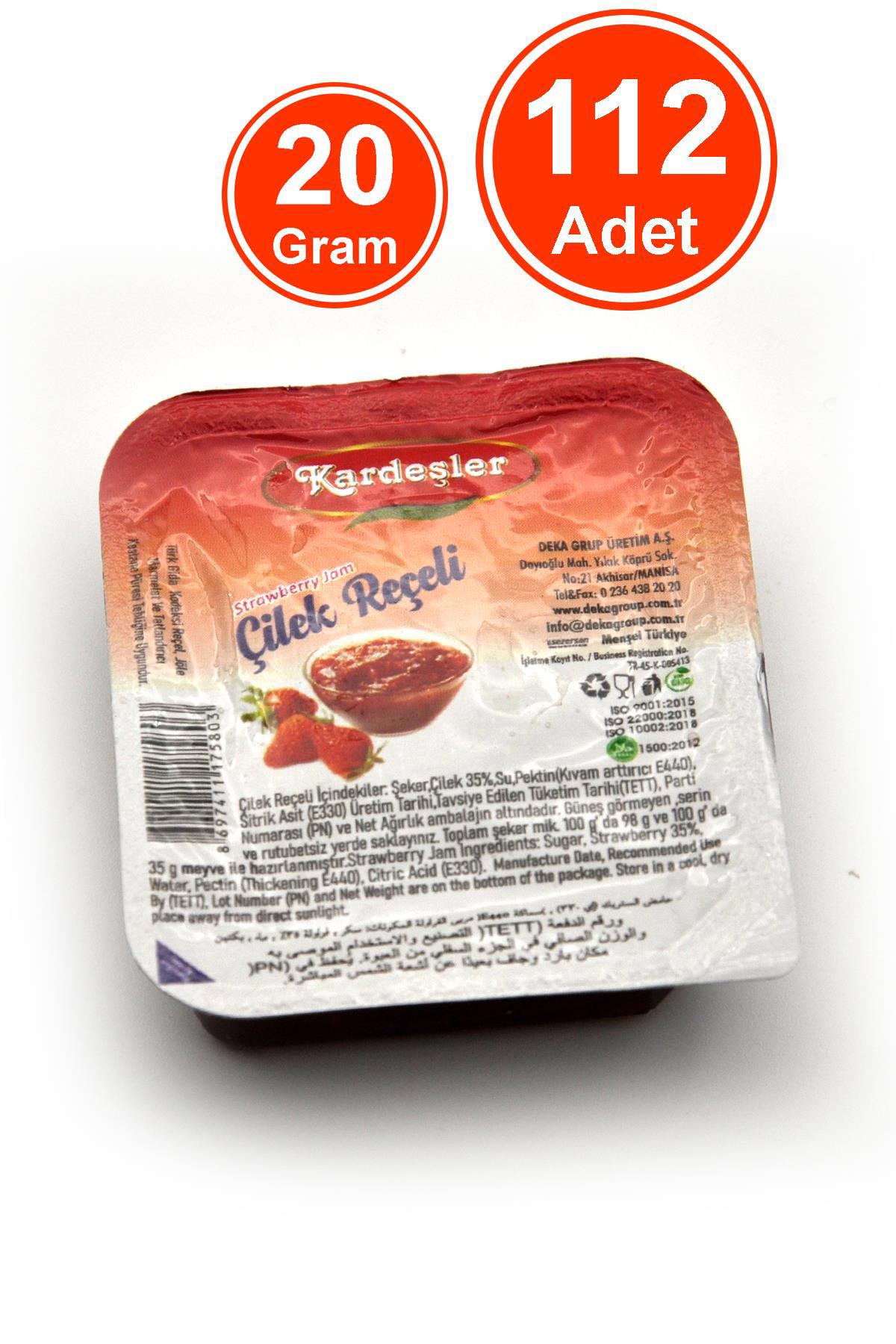 Kardeşler Çilek Reçeli 112x20 gr