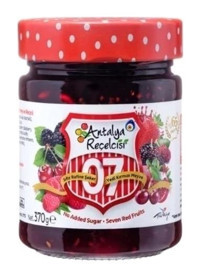 Antalya Reçelcisi 0 Şeker 7 Meyve Ulusal Reçeli 370 gr