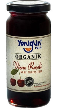 Yenigün Organik Vişne Reçeli 290 gr