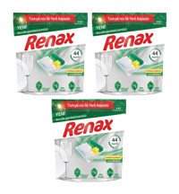 Renax Hepsi 1 Arada Tablet Bulaşık Makinesi Deterjanı 3x44 Adet