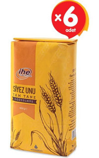 İhe Tam Tane Siyez Unu 6x1 kg