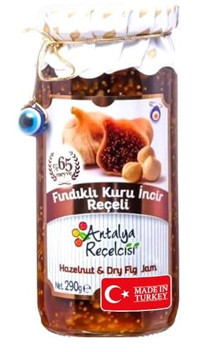 Antalya Reçelcisi Cevizli Kuru İncir Reçeli 290 gr