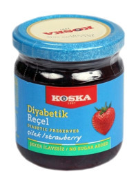 Koska Diyabetik Çilek Reçeli 6x240 gr