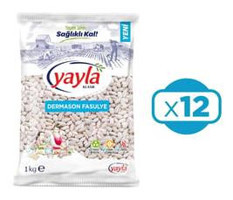Yayla Dermason Fasulye 12x1 kg