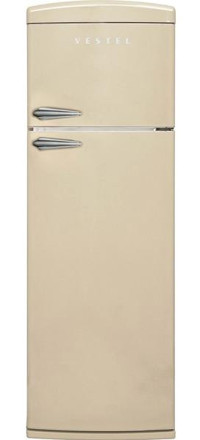 Vestel SC32211 Çift Kapılı Statik 311 lt Retro Bej Buzdolabı